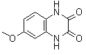 1,4-二氢-6-甲氧基-2,3-喹喔啉二酮分子结构 (CAS 31910-18-6)
