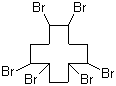 六溴环十二烷分子结构 (CAS 3194-55-6)