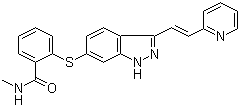 structure of CAS# 319460-85-0, Axitinib