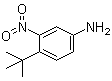 structure of CAS# 31951-12-9, 4-(1,1-Dimethylethyl)-3-nitrobenzenamine