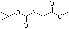 structure of CAS# 31954-27-5, Methyl N-(tert-butoxycarbonyl)glycinate