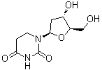 2'-脱氧-3,4,5,6-四氢尿苷分子结构 (CAS 31962-88-6)