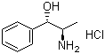 1R,2S-(-)-Norephedrine hydrochloride molecular structure (CAS 3198-15-0)