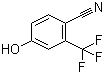 structure of CAS# 320-42-3, 4-Hydroxy-2-(trifluoromethyl)benzonitrile