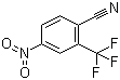 structure of CAS# 320-47-8, 2-Trifluoromethyl-4-nitrobenzonitrile