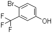 structure of CAS# 320-49-0, 4-Bromo-3-(trifluoromethyl)phenol