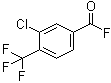 structure of CAS# 320-62-7, 3-Chloro-4-(trifluoromethyl)benzoyl fluoride