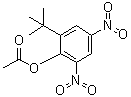 structure of CAS# 3204-27-1, 2-tert-Butyl-4,6-dinitrophenyl acetate