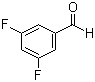 structure of CAS# 32085-88-4, 3,5-二氟苯甲醛
