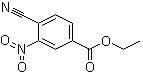4-氰基-3-硝基苯甲酸乙酯分子结构 (CAS 321162-58-7)