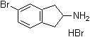 structure of CAS# 321352-52-7, 5-溴茚满-2-胺氢溴酸盐