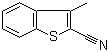 structure of CAS# 3216-49-7, 3-Methyl-1-benzothiophene-2-carbonitrile