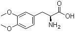 structure of CAS# 32161-30-1, 3,4-二甲氧基-L-苯丙氨酸