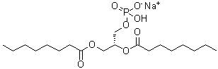 CAS 登录号：321883-54-9, 辛酸 (1R)-1-[(磷酰氧基)甲基]-1,2-乙二基酯单钠盐