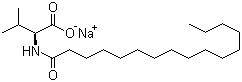 CAS # 32190-54-8, Sodium N-hexadecanoyl-L-valinate, N-Hexadecanoyl-L-valine monosodium salt