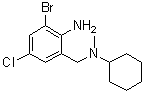 CAS # 32193-43-4, 2-Amino-3-bromo-5-chloro-N-cyclohexyl-N-methylbenzenemethanamine