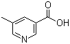structure of CAS# 3222-49-9, 5-甲基烟酸