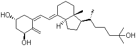 structure of CAS# 32222-06-3, 骨化三醇