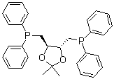 structure of CAS# 32305-98-9, (-)-4,5-Bis(diphenylphosphinomethyl)-2,2-dimethyl-1,3-dioxolane