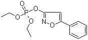 structure of CAS# 32306-29-9, Phosphoric acid diethyl ester 5-phenylisoxazol-3-yl ester
