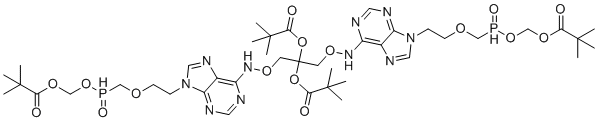 structure of CAS# 323201-05-4, Adefovir Dipivoxil Dimer