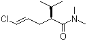 structure of CAS# 324519-68-8, (2S,4E)-5-Chloro-N,N-dimethyl-2-(1-methylethyl)-4-pentenamide