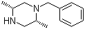 (2R,5R)-1-苄基-2,5-二甲基哌嗪分子结构 (CAS 324750-43-8)