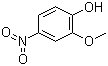 4-硝基愈创木酚分子结构 (CAS 3251-56-7)