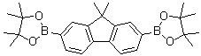 structure of CAS# 325129-69-9, 2,2'-(9,9-Dimethyl-9H-fluorene-2,7-diyl)bis[4,4,5,5-tetramethyl-1,3,2-dioxaborolane]