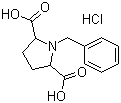 1-苄基-2,5-吡咯烷二甲酸盐酸盐分子结构 (CAS 325146-20-1)