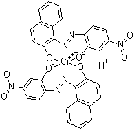 CAS # 32517-36-5, Solvent Black 34, Hydrogen bis[1-[(2-hydroxy-4-nitrophenyl)azo]-2-naphtholato]chromate