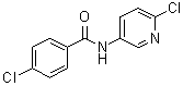 4-氯-N-(6-氯-3-吡啶基)苯甲酰胺分子结构 (CAS 325457-99-6)