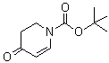 1,4,5,6-四氢-4-氧代吡啶-1-羧酸叔丁酯分子结构 (CAS 325486-45-1)
