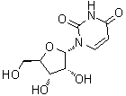 structure of CAS# 3258-07-9, 1-alpha-D-Ribofuranosyl-2,4(1H,3H)-pyrimidinedione