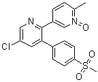 CAS # 325855-74-1, 5-Chloro-6'-methyl-3-[4-(methylsulfonyl)phenyl]-2,3'-bipyridine 1'-oxide