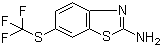 structure of CAS# 326-45-4, 2-氨基-6-三氟甲硫基苯并噻唑