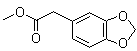 structure of CAS# 326-59-0, 1,3-苯并二恶茂-5-乙酸甲酯