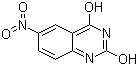 structure of CAS# 32618-85-2, 2,4-二羟基-6-硝基喹唑啉