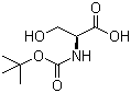 structure of CAS# 3262-72-4, Boc-L-丝氨酸