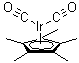 二羰基(五甲基环戊二烯基)铱分子结构 (CAS 32660-96-1)