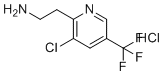 2-[3-氯-5-(三氟甲基)吡啶-2-基]乙胺盐酸盐分子结构 (CAS 326816-37-9)