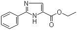 structure of CAS# 32683-00-4, 2-苯基咪唑-5-羧酸乙酯