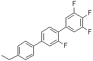 4''-乙基-2',3,4,5-四氟-1,1':4',1''-三联苯分子结构 (CAS 326894-55-7)