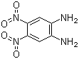 4,5-二硝基-1,2-二氨基苯分子结构 (CAS 32690-28-1)