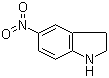 5-硝基二氢吲哚分子结构 (CAS 32692-19-6)
