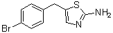 CAS # 327062-46-4, 5-[(4-Bromophenyl)methyl]-2-thiazolamine, NS 19504