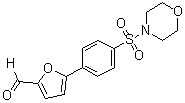 CAS 登录号：327106-59-2, 5-[4-(4-吗啉基磺酰基)苯基]-2-呋喃甲醛