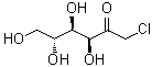 1-氯-1-脱氧-D-果糖分子结构 (CAS 32785-93-6)