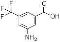 structure of CAS# 328-68-7, 3-氨基-5-三氟甲基苯甲酸
