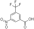 structure of CAS# 328-80-3, 3-Nitro-5-(trifluoromethyl)benzoic acid